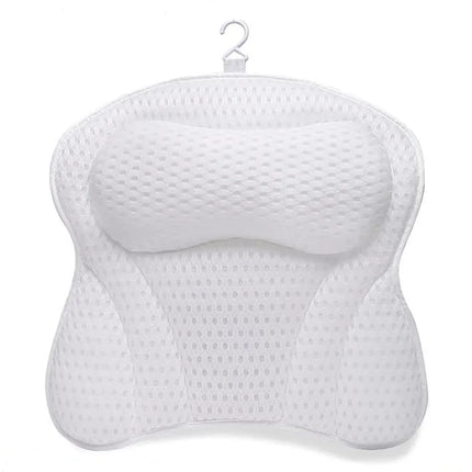Bathtub Pillow for Tub, Bath Pillow for Neck & Back Support with Strong Suction Cups, Soft Spa Bath Pillow