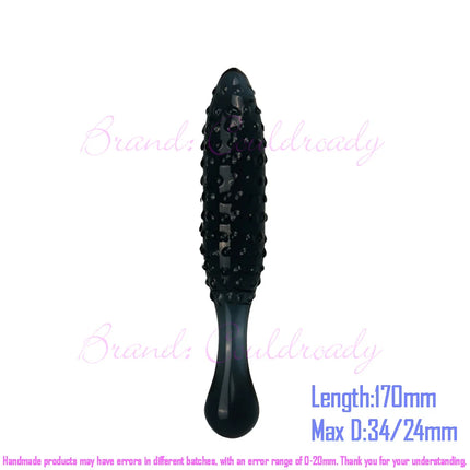 Pyrex Glass Dildo Fake Penis Crystal Anal Beads Butt Plug Prostate Massager G Spot Female Masturbation Toys