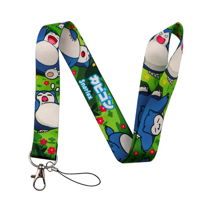 Japanese Anime Monsters Neck Strap Lanyard for Keys Keychain Badge Holder ID Credit Card Pass Mobile Phone Charm Accessories