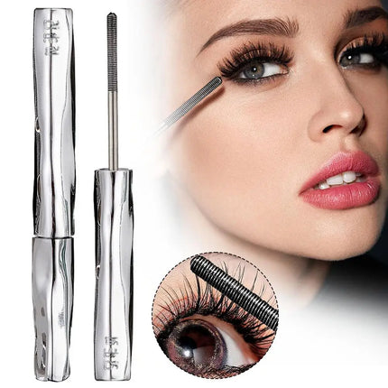 Eyelash Primer Thick Thin Curling Shape Natural Long Lasting Mascara With Thread 3D Brush Head Women Make Up