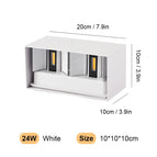 White light 6000K / 24W White-COBS
