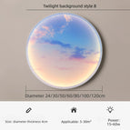 Dusk / Black frame / Dimmable with remote|24cm