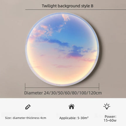 Smart Dimmable Sky Clear Atmosphere Light, Modern Minimalist for Bedroom, Lounge & Hallway