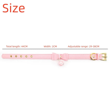 Exotic Accessorie Sex Toys Alternative Metal PU Leather Collar Bell Choker Slave Costume Bondage Necklace Neckband For 18+ Adult