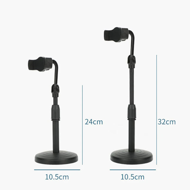 Desktop Tripod for Phone Smartphone iPhone with Phone Holder Stand Bracket Tripod for Mobile Phone Stand Table
