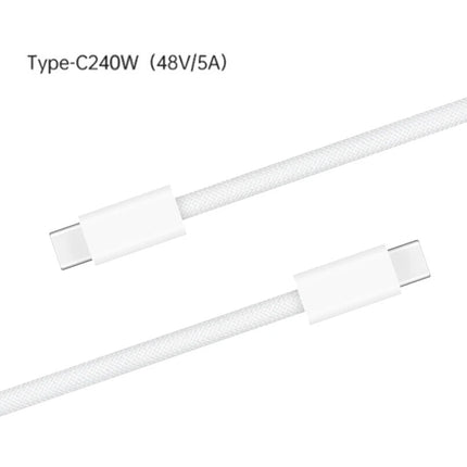 240W USB C to C Charger Cable Type C Fast Charging Braided PD Cable for lPhone 15 16 17E 17 Max lPad Air MacBook Pro ASUS DELL