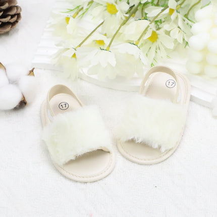 Baby girl winter breathable front shoes cute plush toddler shoes baby shoes