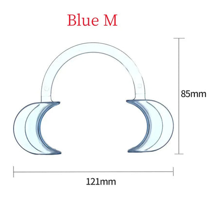 JUMTOP Dental C Shape Mouth Opener Plastic Lip Cheek Retractors Clinic Mouth Gag Orthodontic Tool