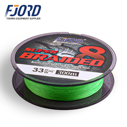 FJORD 8-strand Braided Fishing Line Multifilament Carp Line 300m 150m Fishing Wire Cord Item Equipemnt Fishing Accessories