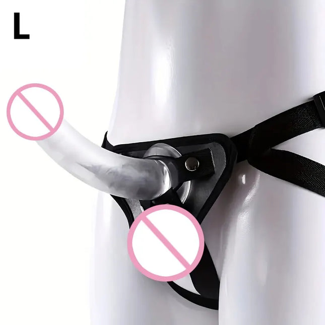 Men Strap On Dildo Panties Wearable Solid Penis Lengthen Sleeve Strapon Dildo Pants Harness Belt for Man Sex Toys For Woman Gay