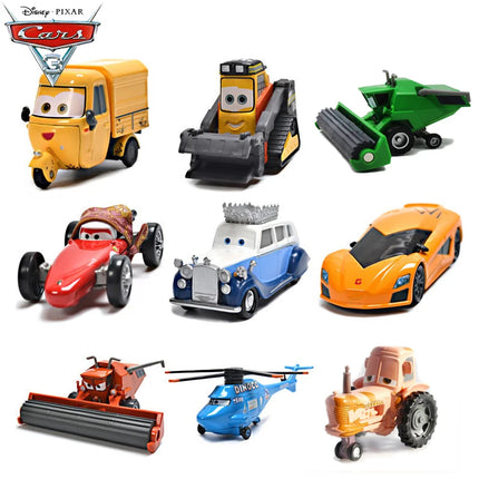 Original Pixar Cars 3 Farm Cars Bulldozer Frank Harvester Tractor  Diecast Toys Car Christmas Gift Toys for Children