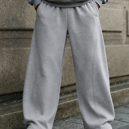 Men's Spring & Summer Casual Fashion Pants, Stylish Color-Block Trousers, High-Street Pink for Daily Wear
