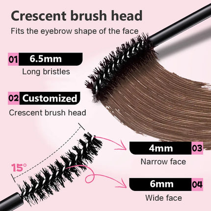 ROCK SWEET Velvet Mist Eyebrow Dye Cream Quick-drying Waterproof Natural Non-smudge Easy-to-color Eyebrow Tint For Beginner