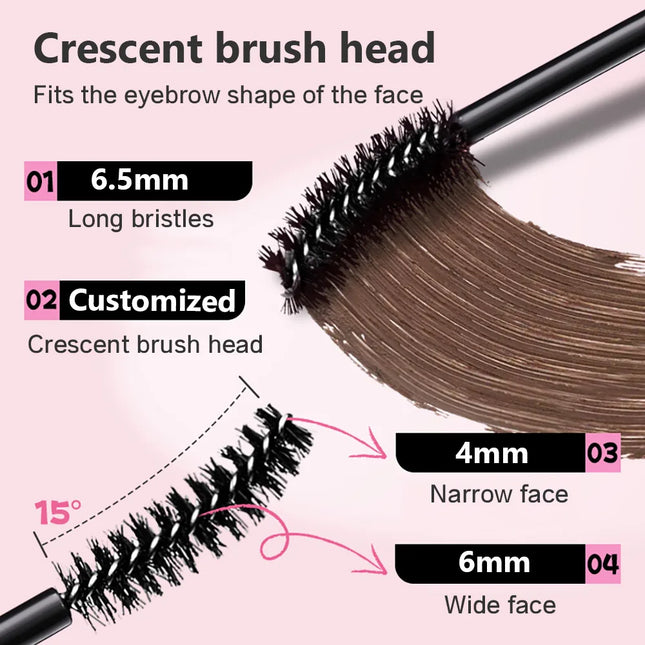 ROCK SWEET Velvet Mist Eyebrow Dye Cream Quick-drying Waterproof Natural Non-smudge Easy-to-color Eyebrow Tint For Beginner