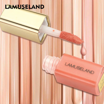 Tinted Moisturizing Liquid Blush Cream Multi-Use Lips Cheek Eye Makeup Rouge Contour Matte Orange-red Mini Blusher Stick