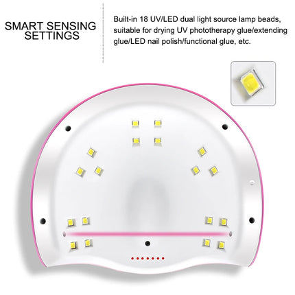 Gel Nail Polish Kit With UV Nail Lamp Electric Nail Drill Machine Soak OFF Gel Nail Kit Base&Top Coat Gel Polish Nail Tools Set