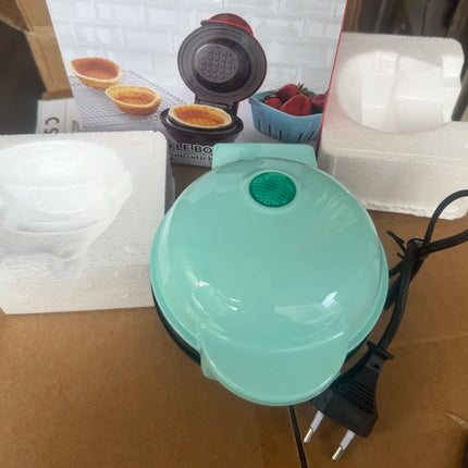 OFENLAI Mini Waffle Bowl Maker Non-Stick Dessert Bowl Machine for Ice Cream Fruit and Snacks