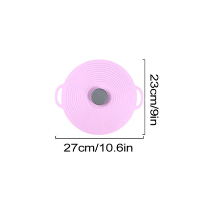 Leeseph Silicone Lids for Bowl, Reusable Sealed Suction Lids Fits Cups, Bowls, Plates, Pots, Pans, Food Storage Kitchen Gadgets