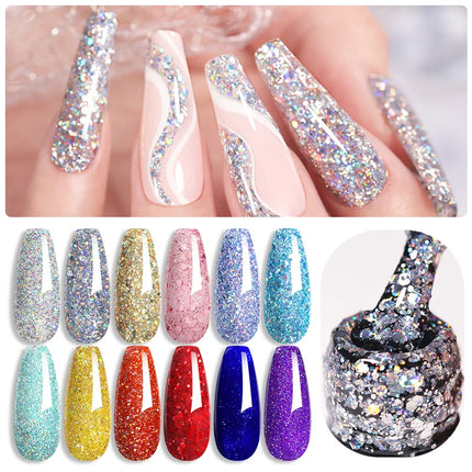 Glitter Sequins Gel / Gel Paillettes Glitter