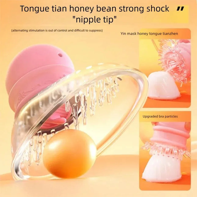 APP Massager Sucking Nipple Vibration Intelligent Control Breast Licker Breast Vibrator Female Masturbation Sex Toys Breast Toy