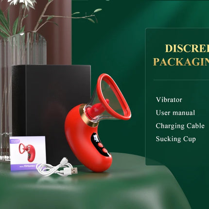 APP Control Clitoral Sucker Vibrator Tongue Licking Nipple Vagina Massager Clit Stimulator Female Masturbation Sex Toy for Women