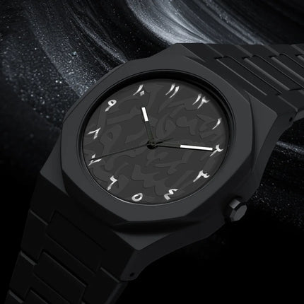 Middle Eastern Popular Sports Watches for Men and Women Dopamine Quartz Watches Niche Fashion Waterproof Stainless Steel