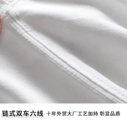 100% Cotton 450g M2 Heavy Cotton Short-sleeved T-shirt Summer Round Neck Loose Versatile Bottoming Shirt for Men and Women