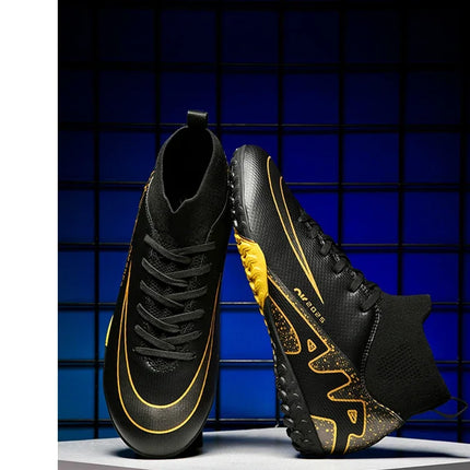 Original Men Football Field Boots Professional Society Indoor Boys Soccer Shoes Match Training Resistant Kids Football Shoes