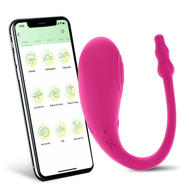 APP Remote Control with 9-mode Wearable Underwear Egg Vibrator for Female Male Stimulator, Adult Sex Toy Couple Sex Toy Games