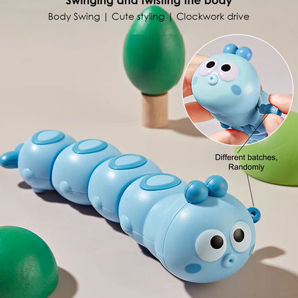 Cute Articulated Chain Caterpillar Crawling Toy Kids Early Education Stress Relief Fidget Toy Children Holiday Gift