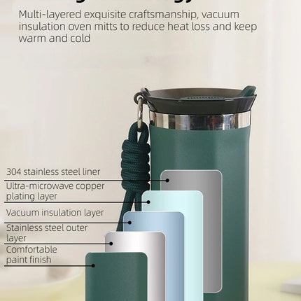 Stainless Steel Vacuum Flasks Insulated Tumbler Hot Cold Coffee Cup Travel Mug Thermos Cups Thermal Drink Water Bottle for Tea