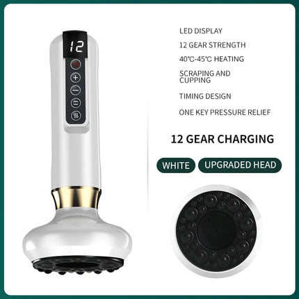 Smart Body Massager Vacuum Suction Device Cellulite Fat Bruning Handheld Chinese Sculpting Heating Cans For Belly Back Massage