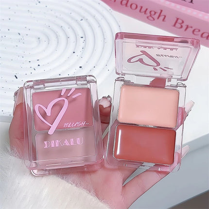 Water Light Peach Cream Blush Milk Pink Cream Natural Cheek Tint Brighten Waterproof Face Contouring Orange Blush Palette Makeup