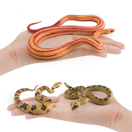 Halloween Scary Realistic Snakes Tricky Spoof Toys Simulation Python Rubber Snake Prank Horror Toy for Party Event Gag Gifts