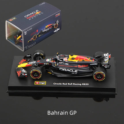 Bburago 1:43 Verstappen F1 Alloy Car Model Red Bull Racing RB16B RB19 RB20 RB21 Static Diecast Toy