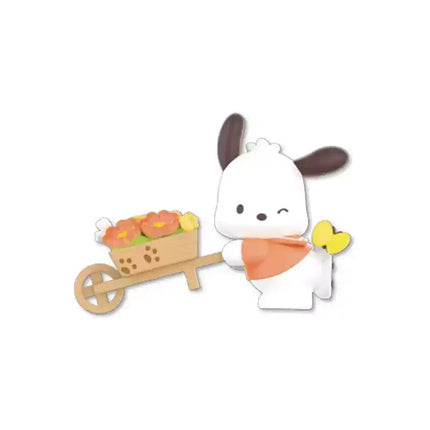 High-Quality Version Sanrio Cartoon Pochacco Flower And Teenager Series Trendy Toy Blind Box Cute Girl Gift Car Ornament Toys