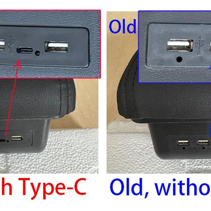 For Volkswagen POLO Armrest new For VW POLO Mk5 6R Vento Car Armrest box Interior Parts Storage Box Car Accessories 2012-2018USB