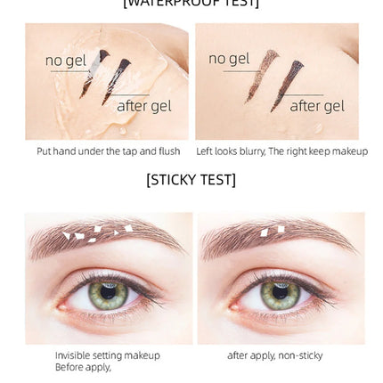 Transparent Eyebrow Eyelash Styling Cream Slim Natural Eyebrow Styling Gel Lasting Thick Mascara Waterproof Liquid Lashes Makeup