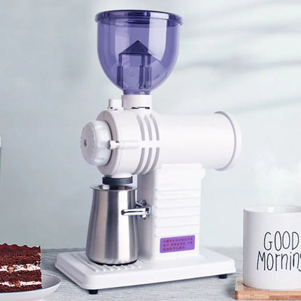 Professional Electric Coffee Grinder Automatic 10 Gear Adjustable 200W Ghost Teeth Burr Coffee Beans Grinding Machine N520