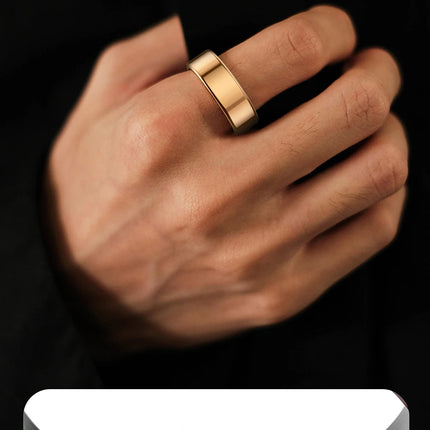 COLMI R02 Smart Ring Military Grade Titanium Steel Shell Health Monitoring IP68 & 3ATM Waterproof Multi-sport Modes