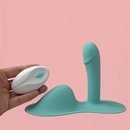 Vibrating Pad Dildo Sit On Vibrator Cushion Massager Unisex App Control Pleasure Sex Toy Women Men Dual Motor Unisex Penetration