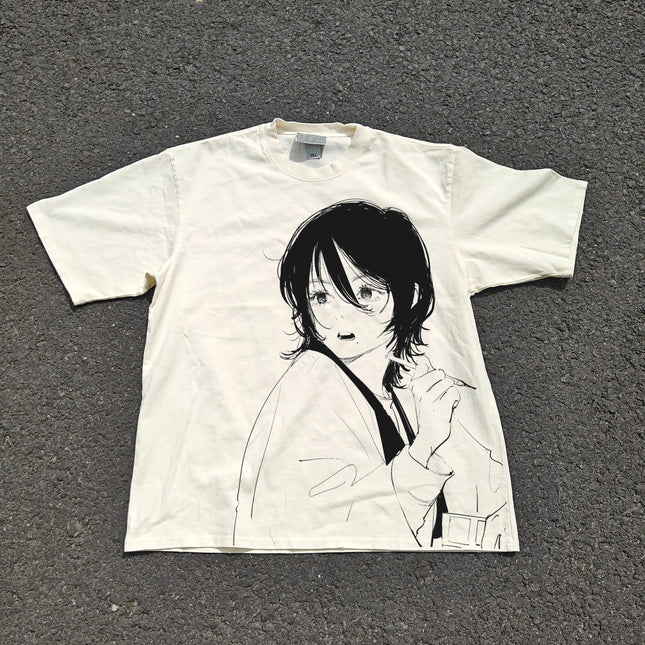 LookBack But Look Back Beijing Anime Line Draft To Do Old Short Sleeves