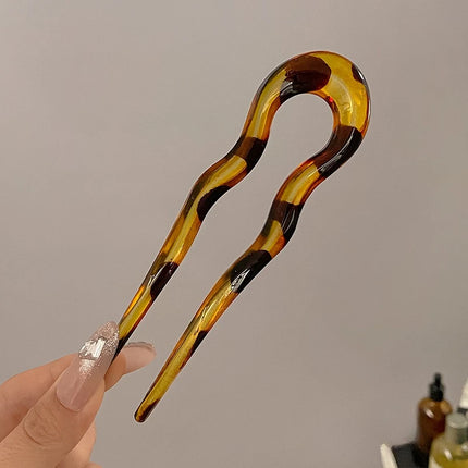 Simple U Shaped Hairpin Metal Hair Sticks U French Hair Clips Pins Fashionable Hair Jewelry Accessories for Women