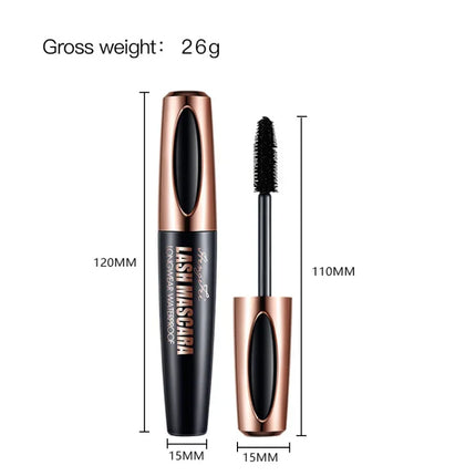 Waterproof Anti-sweat Mascara Lengthens Eyelashes Extension Black Thick Eye Lashes Makeup Cosmetic Makeup Brushes Eye
