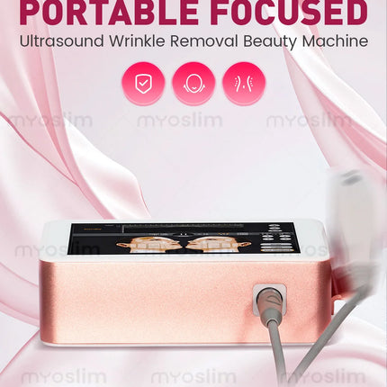 7D HIFU Beauty Machine with Multi Depth Treatment Heads for Facial Firming and Body Contouring
