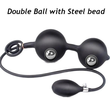 Silicone Inflatable Butt Plug Removable Pump for Anal Stretch Large Anal Plug Anal Trainer Anal Dildo Buttplugs Anal Sex Toys