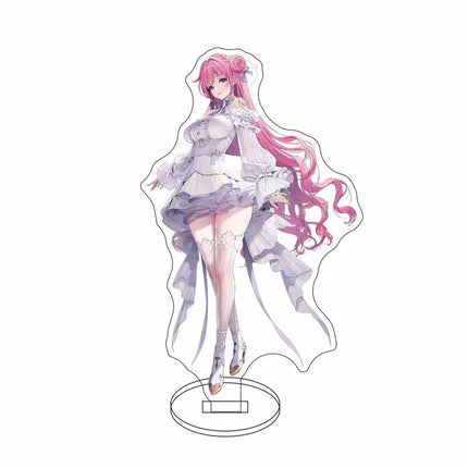 Anime Nikke Goddess Of Victory Figures Model Plate Sexy Girl Cute Girl Pattern Key Ring Acrylic Standing KeyChain for Women Men