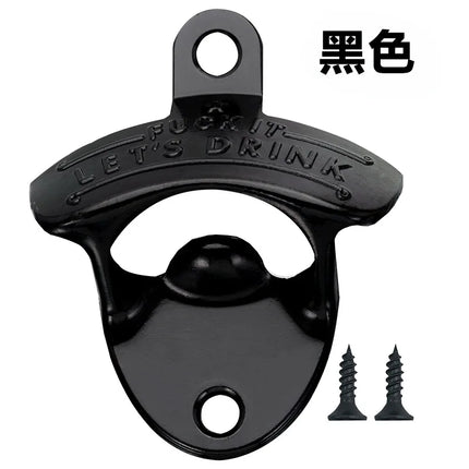 Alloy Wall Mount Beer Opener Kitchen Bar Bottle Opener