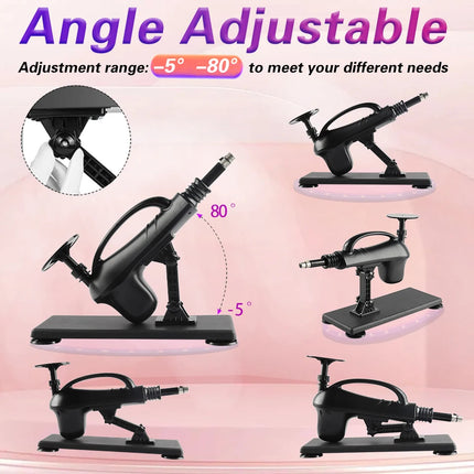 Portable Automatic Sex Machine with Big Dildo for Women Masturbation Pumping Gun for Couple Men Sex Toys