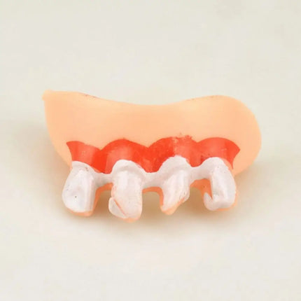Practical Jokes Denture Gags Funny Dentures 10 Style Rubber Ugly Teeth Scary Trick Fake Denture Teeth Household Theme Party